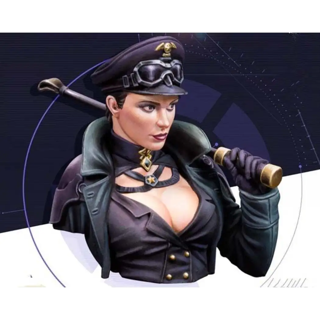 1/10 BUST Resin Steampunk Model Kit Beautiful Girl Pilot Unpainted - Model-Fan-Store