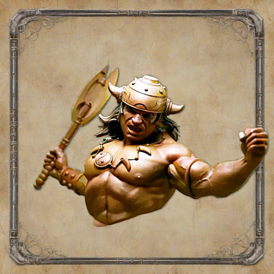 1/12 BUST Resin Model Kit Barbarian Warrior Fantasy Unpainted