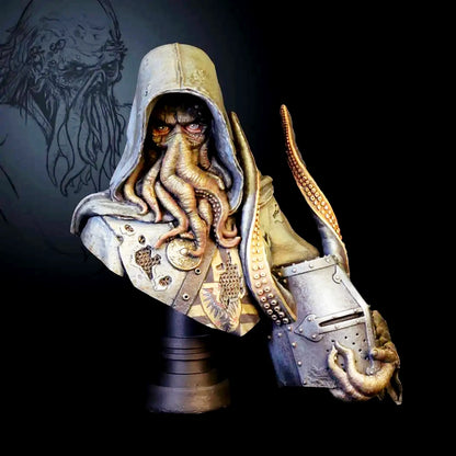 1/12 BUST Resin Model Kit Knight Octopus Assassin Fantasy Unpainted - Model-Fan-Store