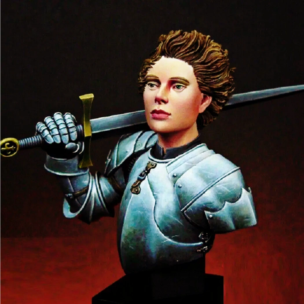 1/12 BUST Resin Model Kit Medieval Knight Jeanne d'Arc Unpainted - Model-Fan-Store