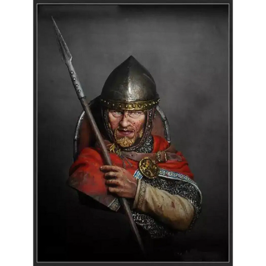 1/12 BUST Resin Model Kit Medieval Knight Noble Lotharingian Warrior Unpainted - Model-Fan-Store