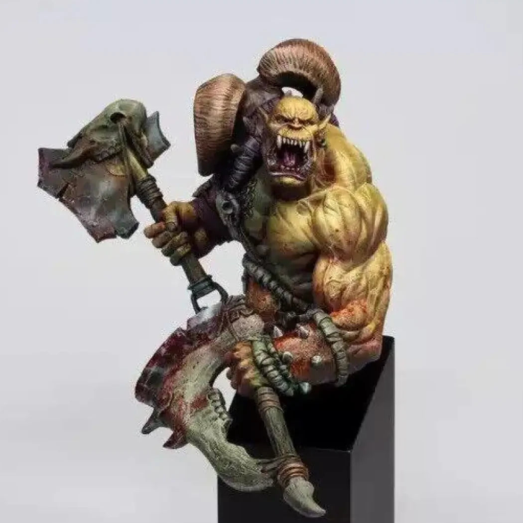 1/12 BUST Resin Model Kit Warrior Orc Berserk Warcraft Unpainted - Model-Fan-Store