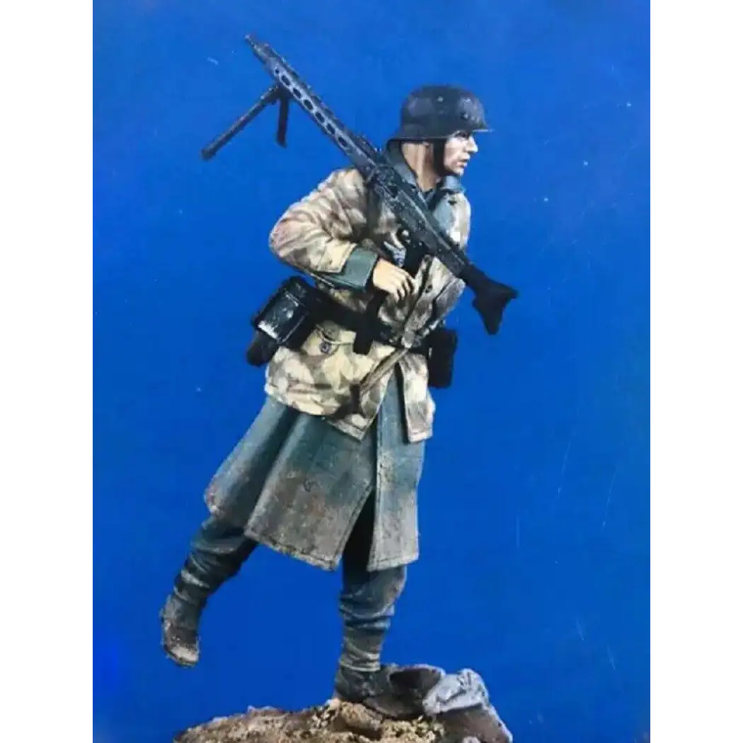 1/16 Resin Model Kit German Soldier Machine Gunner WW2 Unpainted - Model-Fan-Store