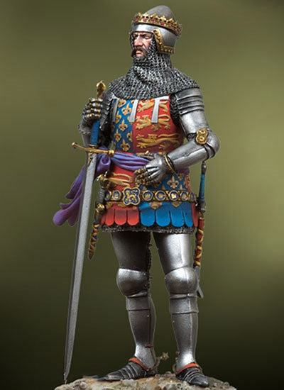 1/18 90mm Resin Model Kit Black Prince Medieval Knight Warrior Unpainted