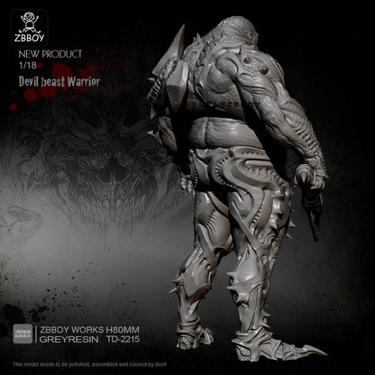 1/20 Resin Model Kit Warrior Demon Beast Juggernaut Unpainted