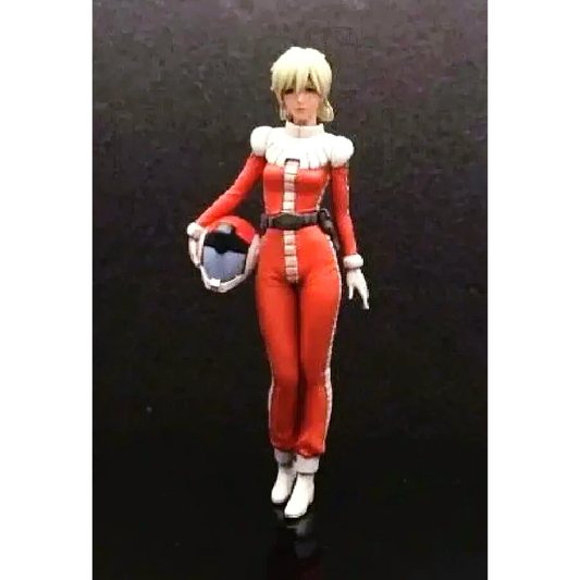 1/20 Resin Model Kit Beautiful Girl Woman Moto Pilot Unpainted - Model-Fan-Store