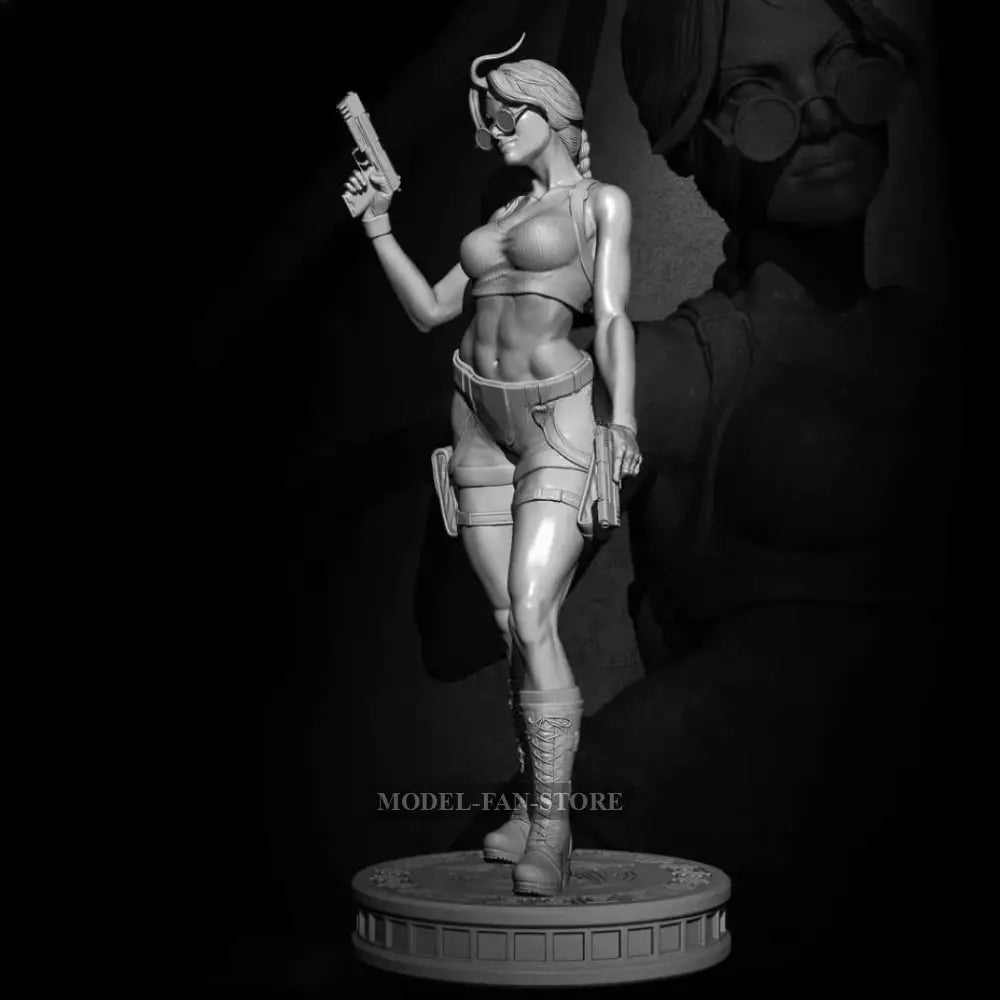 1/24 75Mm Resin Model Kit Beautiful Girl Tomb Raider Td - 2799 Unpainted Full Figure Scale