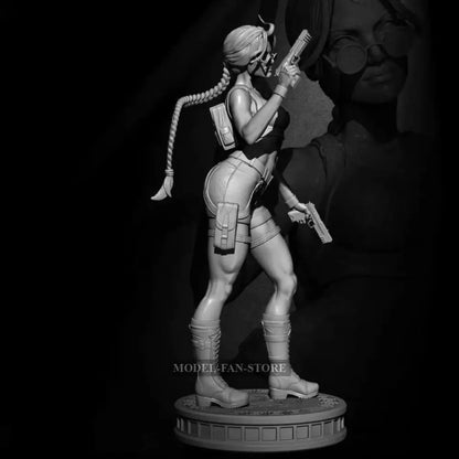 1/24 75Mm Resin Model Kit Beautiful Girl Tomb Raider Td - 2799 Unpainted Full Figure Scale