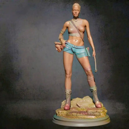 1/24 75Mm Resin Model Kit Beautiful Girl Woman Tomb Raider Lara Td - 2344 Unpainted Full Figure