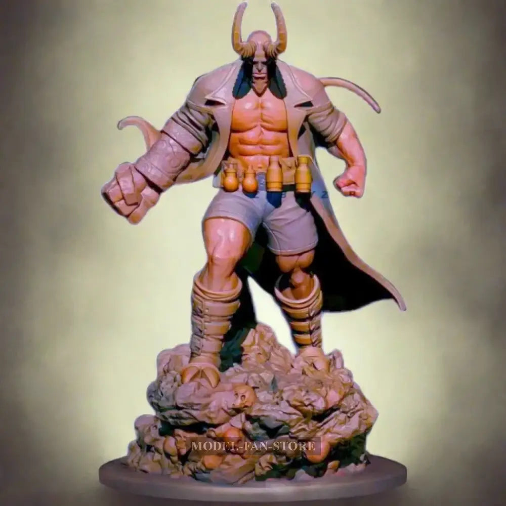 1/24 75Mm Resin Model Kit Warrior Devil Hellboy Td - 2767 Unpainted Full Figure Scale