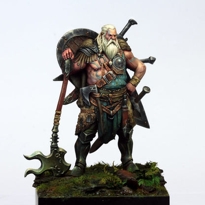 1/24 Resin Model Kit Warrior Viking Barbarian Unpainted