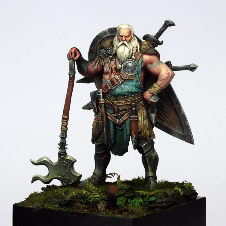 1/24 Resin Model Kit Warrior Viking Barbarian Unpainted