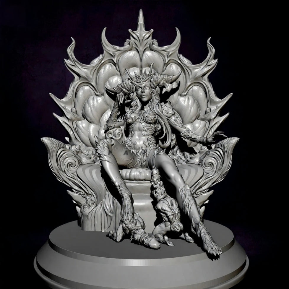 1/24 Resin Model Kit Beautiful Girl Mother of the Devil Unpainted