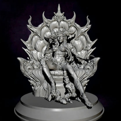 1/24 Resin Model Kit Beautiful Girl Mother of the Devil Unpainted