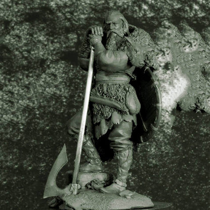 1/24 75mm Resin Model Kit German Warrior Barbarian Unpainted