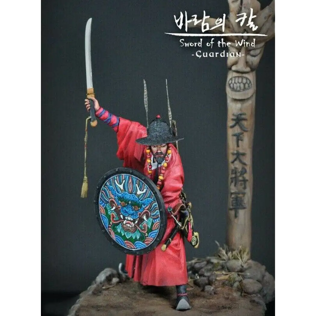 1/24 Resin Model Kit Asian Samurai Guardian Warrior Unpainted - Model-Fan-Store