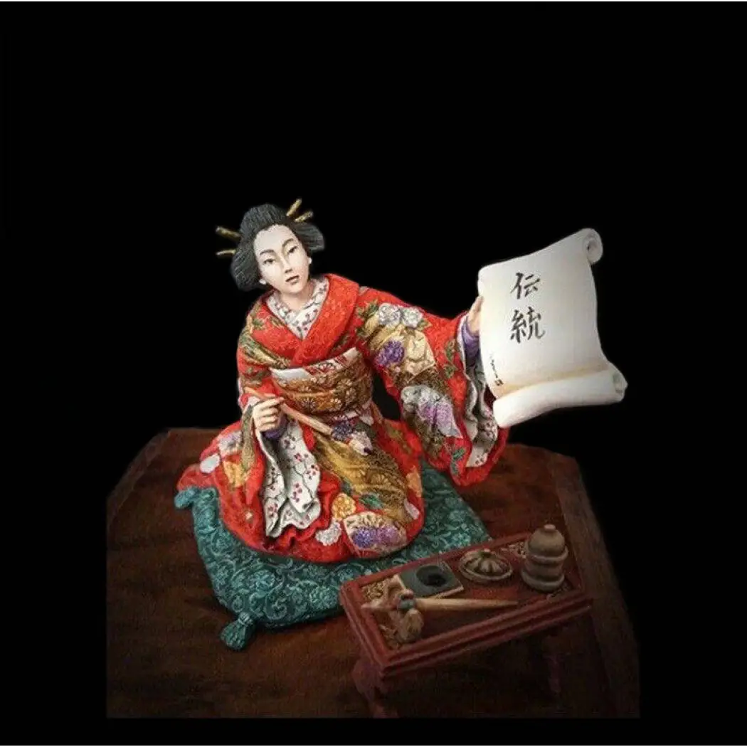 1/24 Resin Model Kit Japanese Girl Geisha Unpainted - Model-Fan-Store