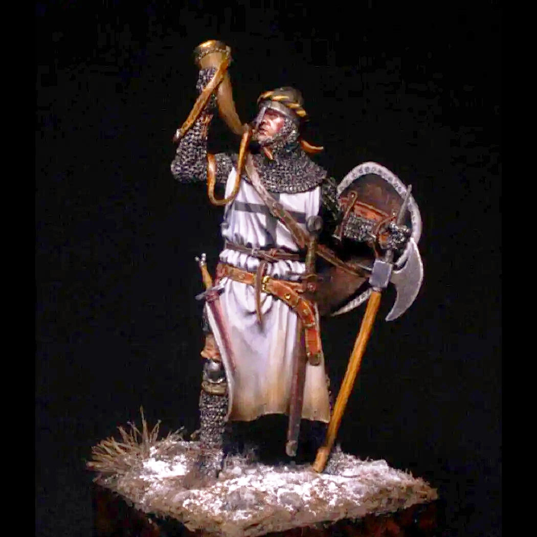 1/24 Resin Model Kit Medieval Knight Crusader Warrior Unpainted - Model-Fan-Store