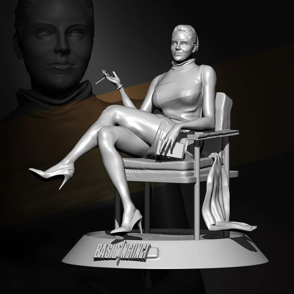 1/24 Resin Model Kit Modern Beautiful Girl Movie Unpainted