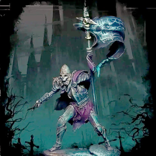 1/24 Resin Model Kit Undead Warrior Skeleton Fantasy Unpainted