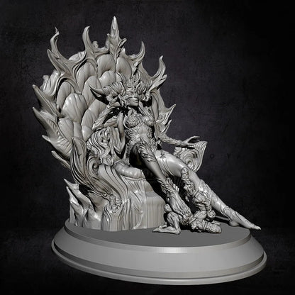 1/24 Resin Model Kit Beautiful Girl Mother of the Devil Unpainted