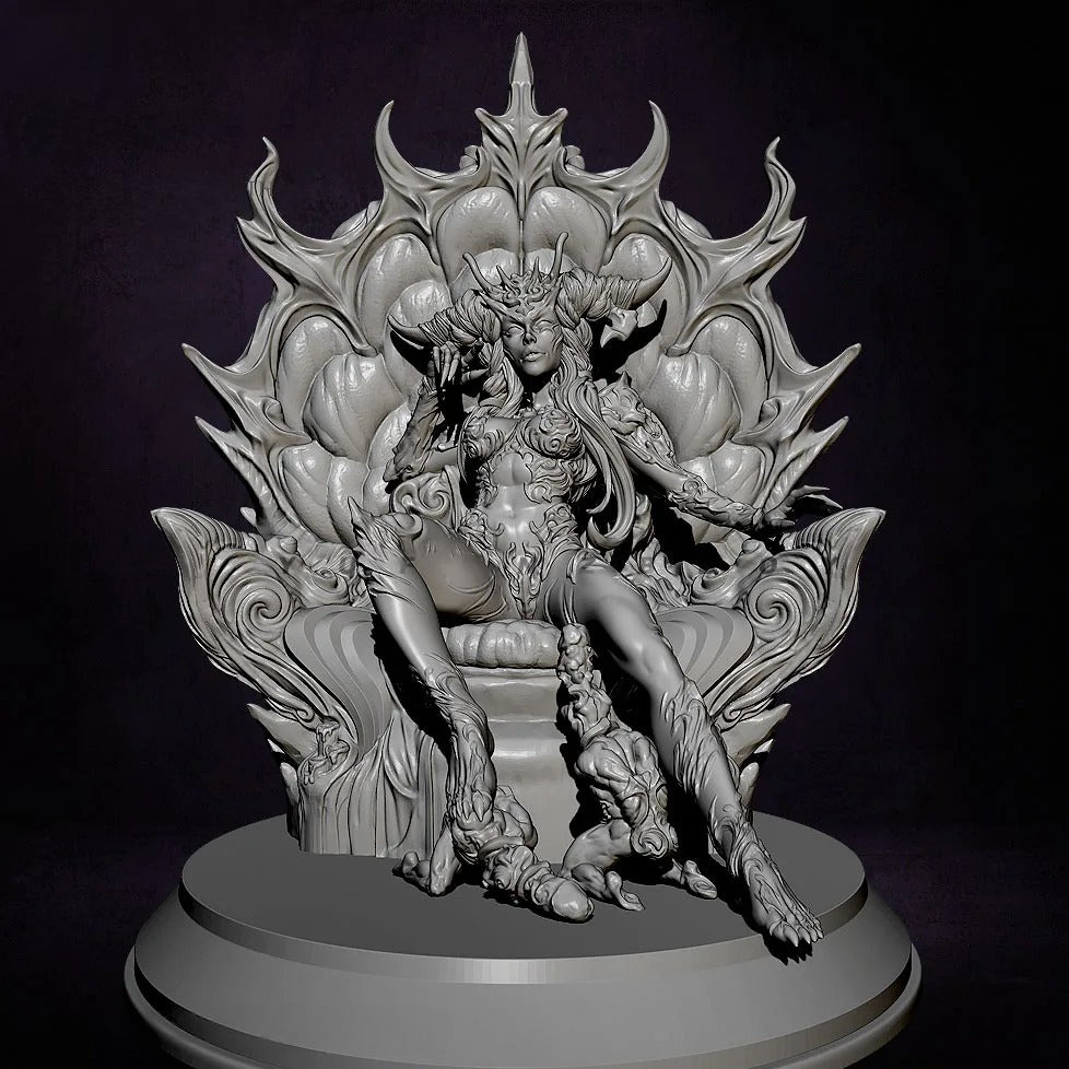 1/24 Resin Model Kit Beautiful Girl Mother of the Devil Unpainted