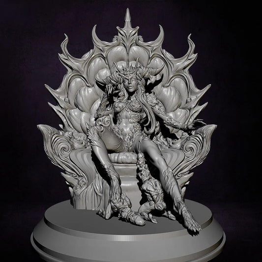 1/24 Resin Model Kit Beautiful Girl Mother of the Devil Unpainted