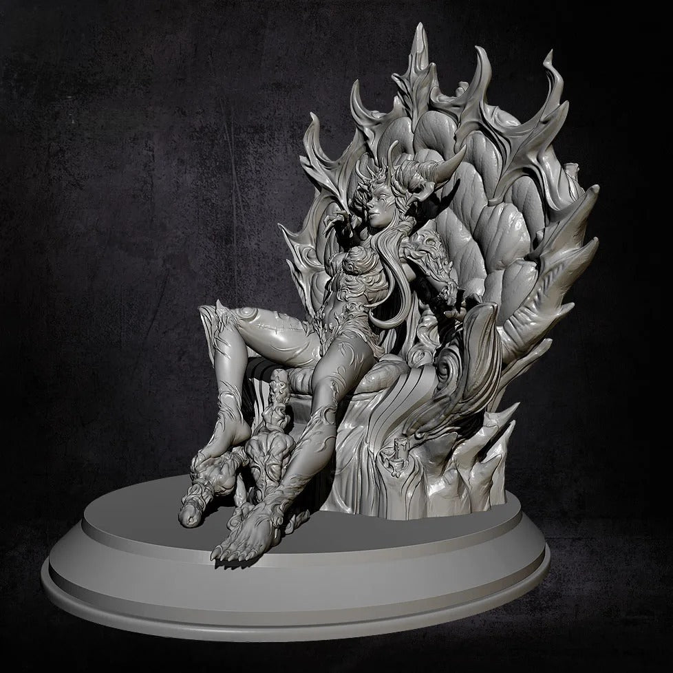 1/24 Resin Model Kit Beautiful Girl Mother of the Devil Unpainted