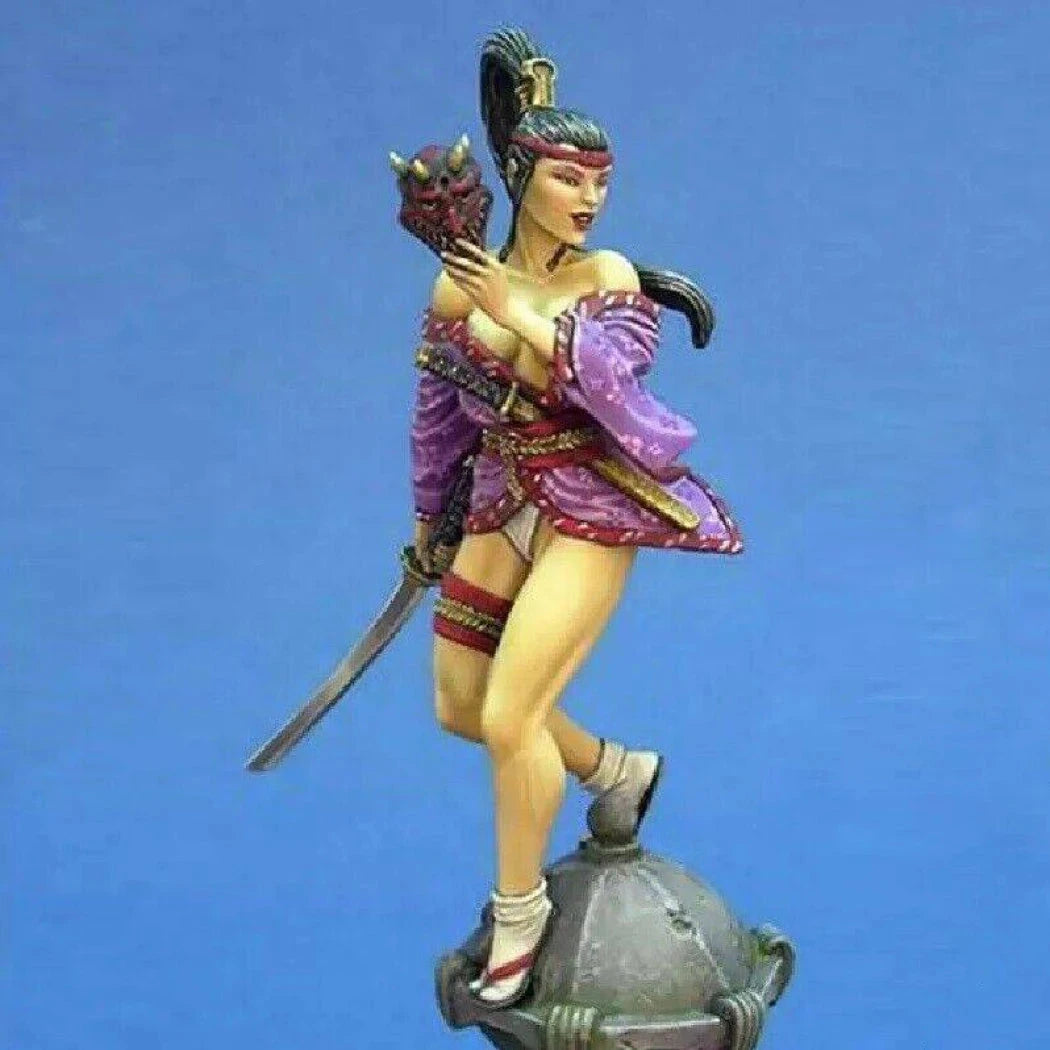 1/32 54mm Resin Model Kit SHINOMI Asian Beautiful Girl Unpainted - Model-Fan-Store