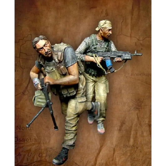 1/35 Resin Model Kit Russian Soldiers Unpainted - Model-Fan-Store