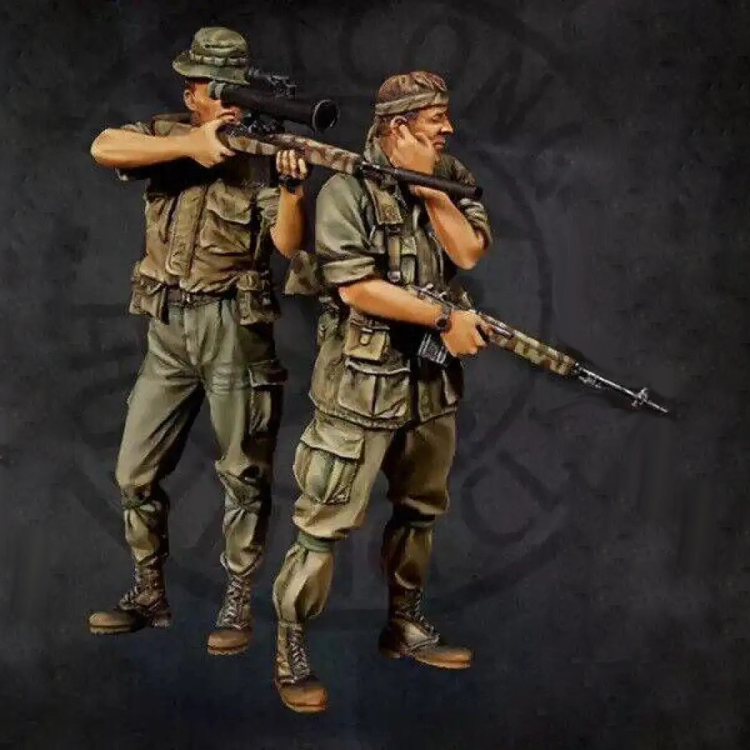 1/35 Resin Model Kit Vietnam War US Army Soldiers Snipers Unpainted - Model-Fan-Store