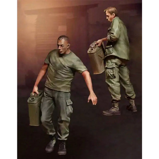 1/35 Resin Model Kit Vietnam War US Army Soldiers Unpainted - Model-Fan-Store