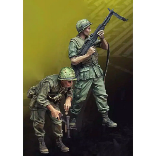 1/35 Resin Model Kit Vietnam War US Army Soldiers Unpainted - Model-Fan-Store