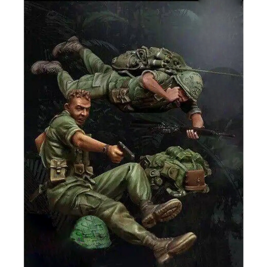 1/35 Resin Model Kit Vietnam War US Army Soldiers Unpainted - Model-Fan-Store