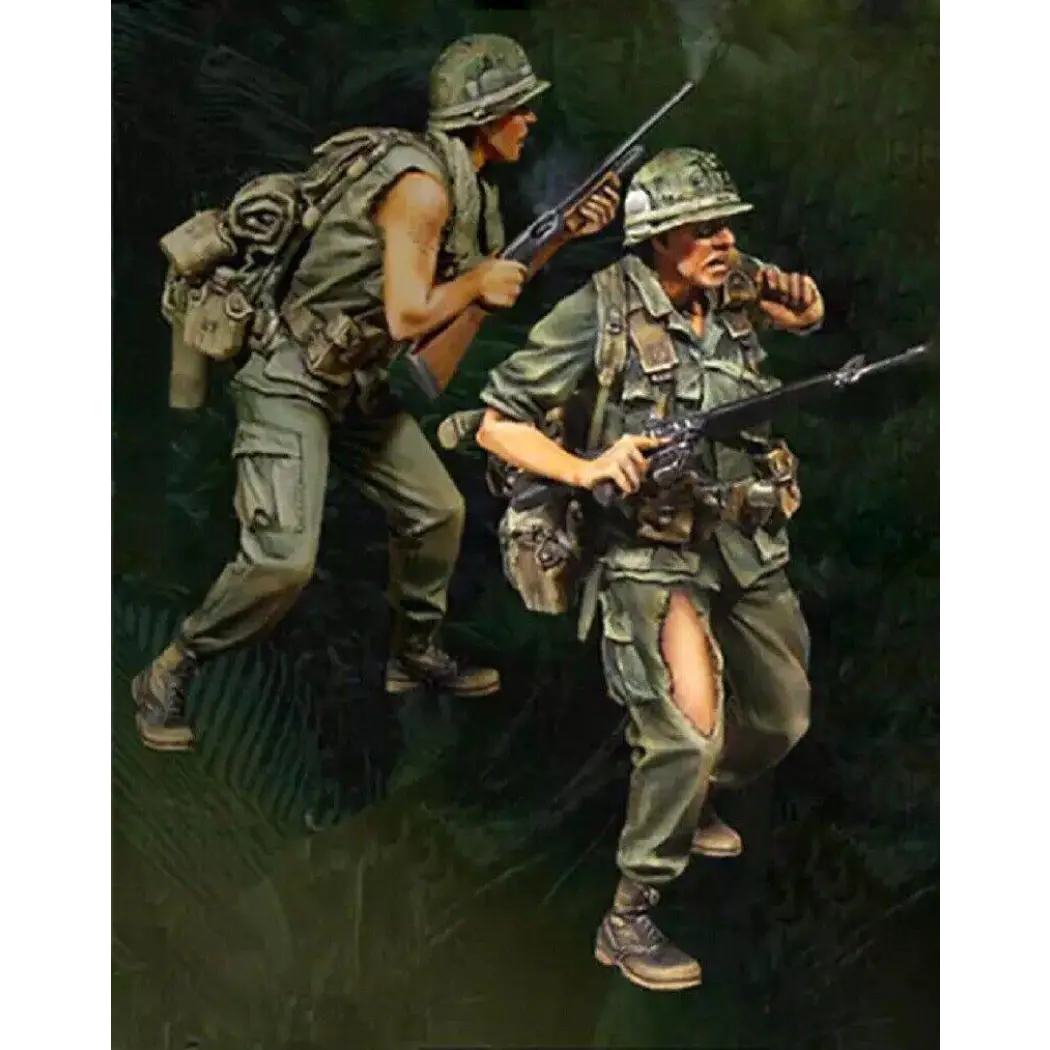 1/35 Resin Model Kit Vietnam War US Army Soldiers Unpainted - Model-Fan-Store