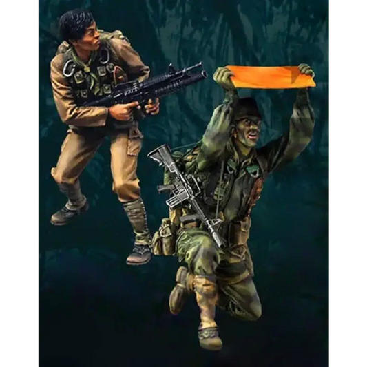 1/35 Resin Model Kit Vietnam War US Army Soldiers Unpainted - Model-Fan-Store