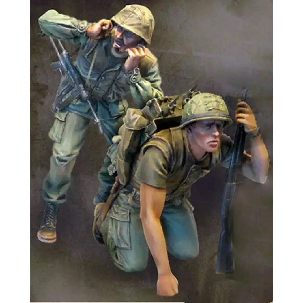 1/35 Resin Model Kit Vietnam War US Army Soldiers Unpainted - Model-Fan-Store