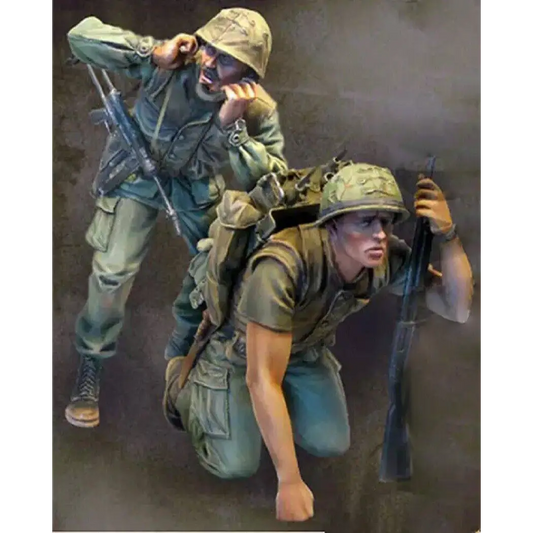 1/35 Resin Model Kit Vietnam War US Army Soldiers Unpainted - Model-Fan-Store