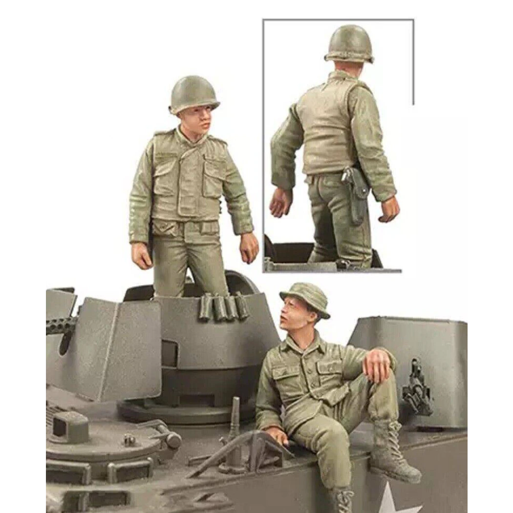 1/35 Resin Model Kit Vietnam War Vietnamese Soldiers Unpainted - Model-Fan-Store