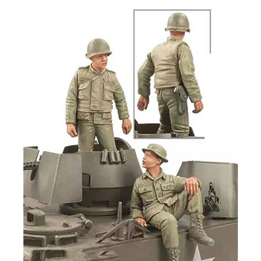 1/35 Resin Model Kit Vietnam War Vietnamese Soldiers Unpainted - Model-Fan-Store