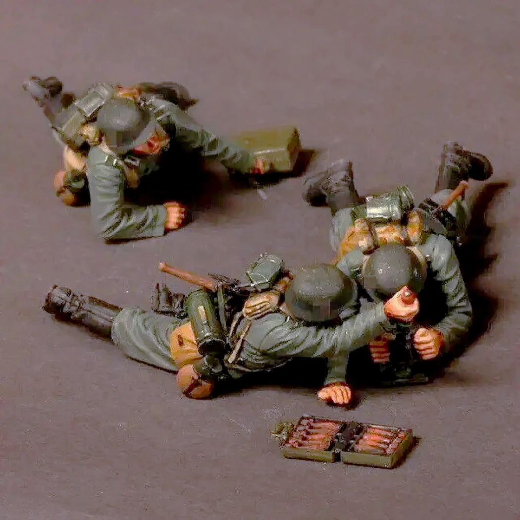 1/35 3pcs Resin Model Kit German Soldiers Infantry WW2 Unpainted - Model-Fan-Store