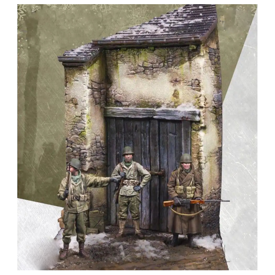 1/35 3pcs Resin Model Kit US Army Soldiers WW2 with base Unpainted - Model-Fan-Store