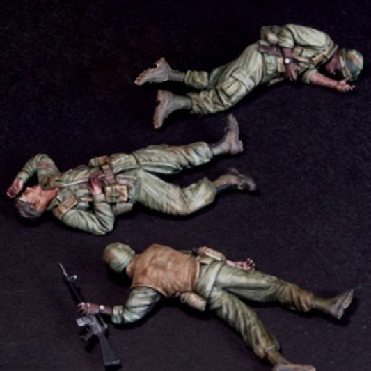 1/35 3pcs Resin Casting Model Kit Vietnam War US Army Dead Soldiers Unpainted - Model-Fan-Store