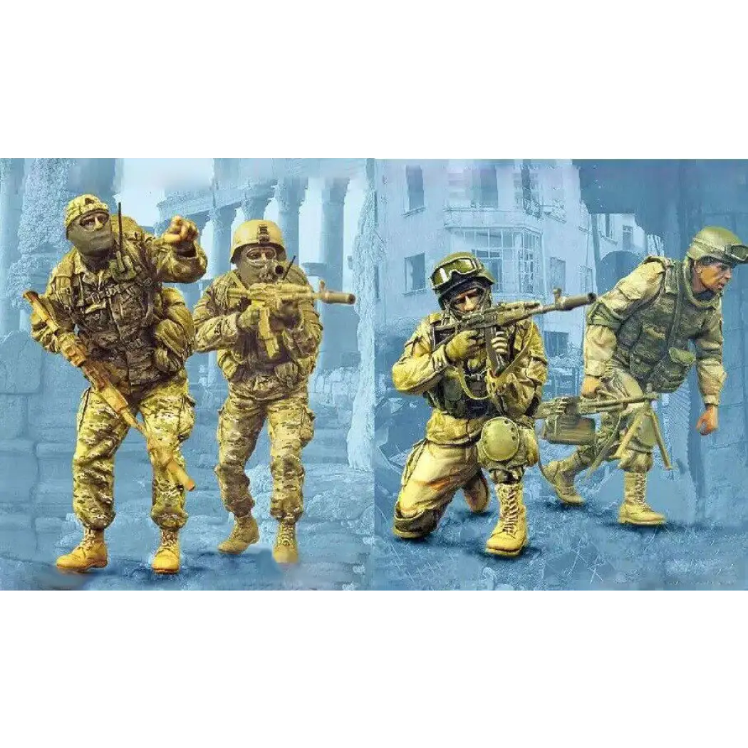 1/35 Resin Model Kit Modern Russian Soldiers Special Forces Unpainted - Model-Fan-Store