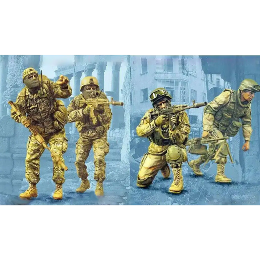 1/35 Resin Model Kit Modern Russian Soldiers Special Forces Unpainted - Model-Fan-Store