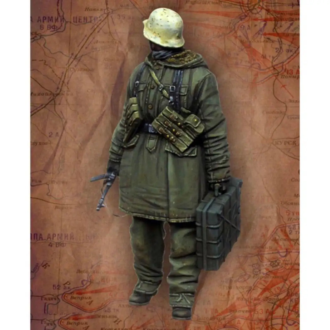 1/35 Resin Model Kit German Soldier Infantryman WW2 Unpainted - Model-Fan-Store