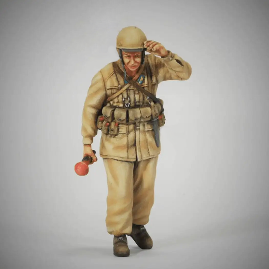 1/35 Resin Model Kit Italian Soldier Infantryman Checkpoint WW2 Unpainted - Model-Fan-Store