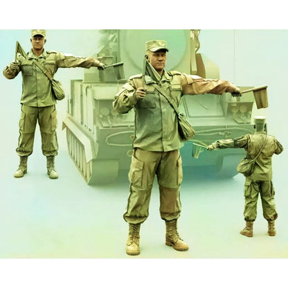 1/35 Resin Model Kit Modern Soldiers Russian Special Forces Checkpoint Unpainted