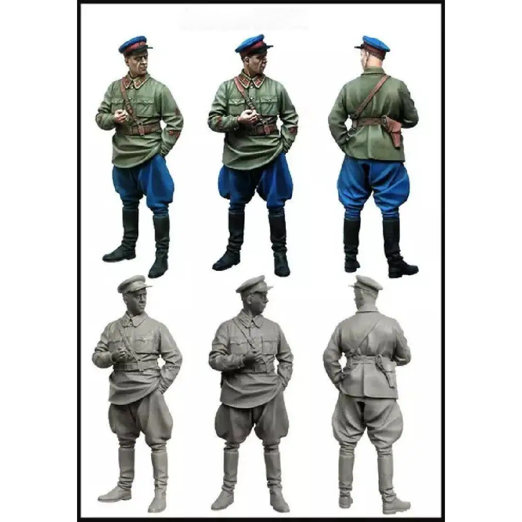 1/35 Resin Model Kit Soviet Officer WW2 Unpainted - Model-Fan-Store