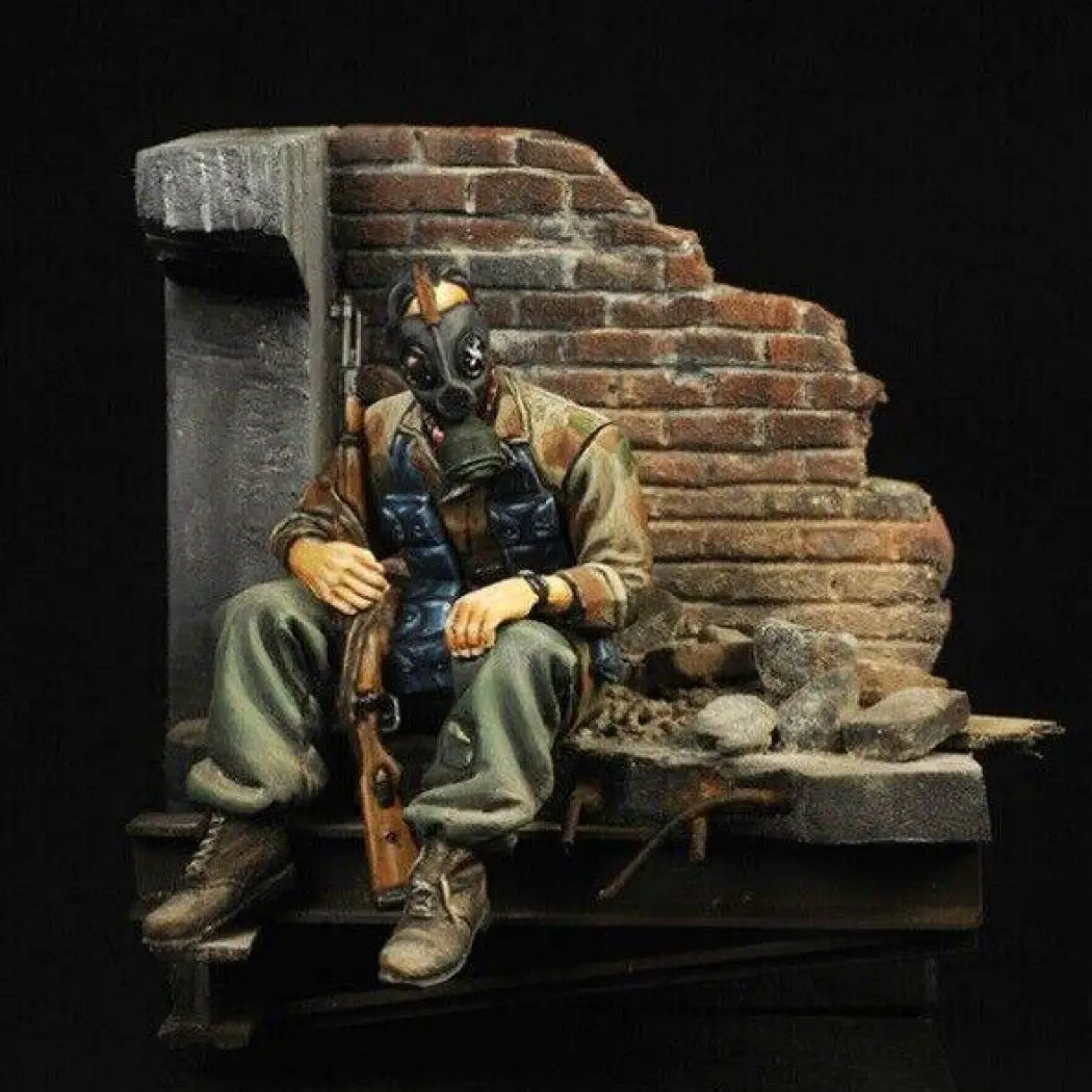 1/35 Resin Steampunk Model Kit Stalker Post-Apocalyptic no base Unpainted - Model-Fan-Store